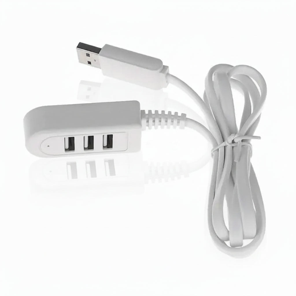 3-Port USB 2.0 Hub- Portable USB Splitter
