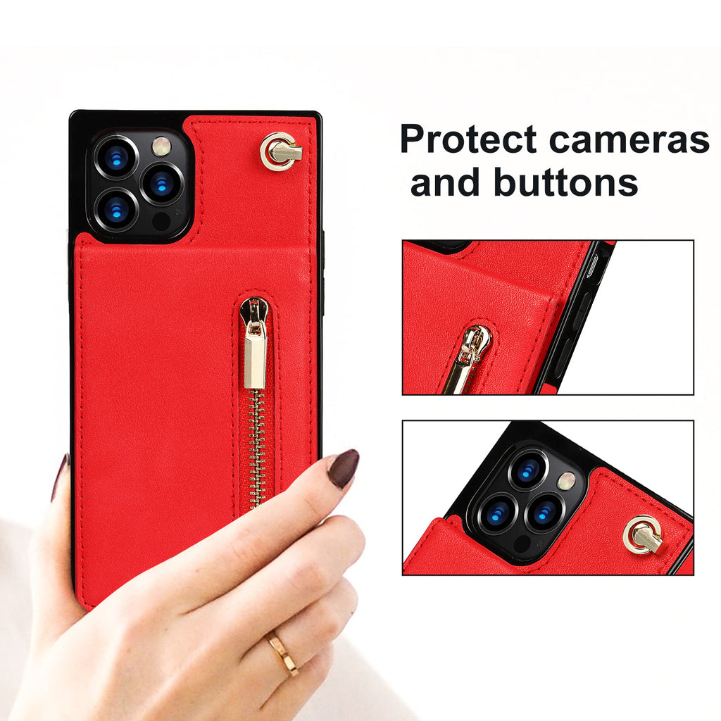 Zipper Crossbody Phone Case