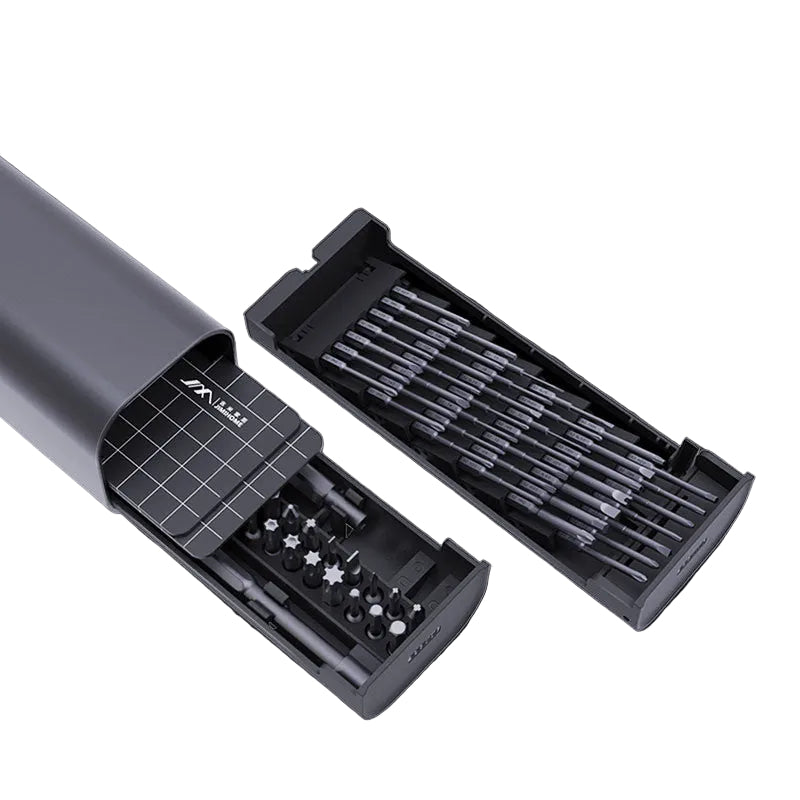 Multifunctional Precision Screwdriver Set- 58+ Bits with Magnetic Plate & Portable Storage