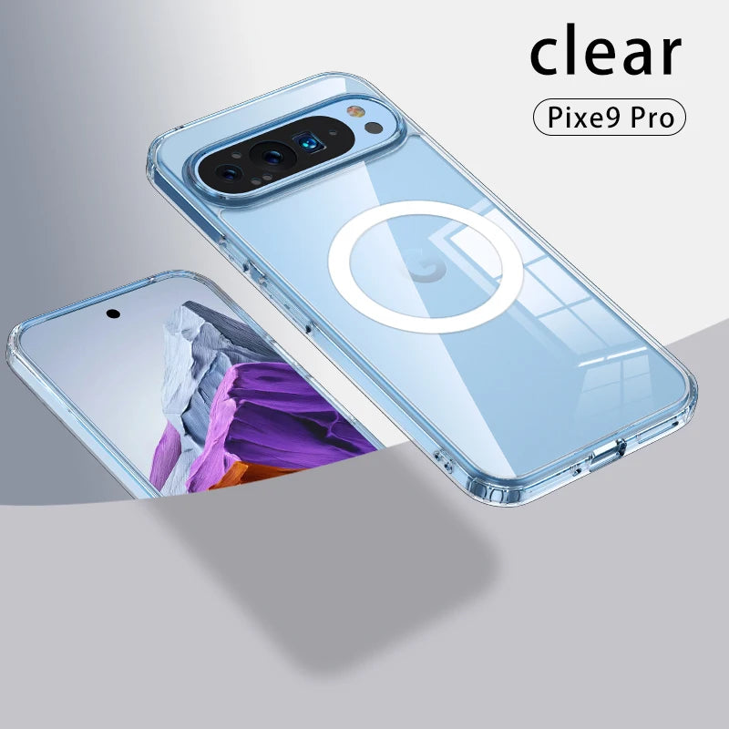 Magnetic Matte Clear Case – Google Pixel Pro & A Series