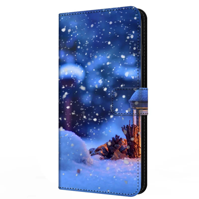 Marble Leather Wallet Flip Case- Google Pixel 7A & 7 Pro
