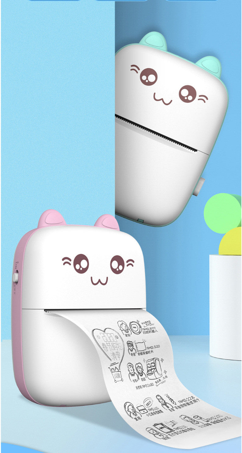 Mini Portable Bluetooth & WiFi Photo Printer- Pocket Note & Label Printer