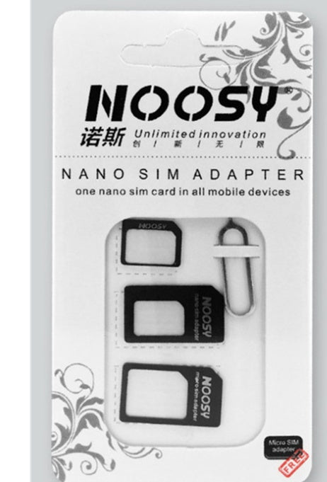 3-in-1 SIM Card Adapter Set- Universal SIM Converter Kit