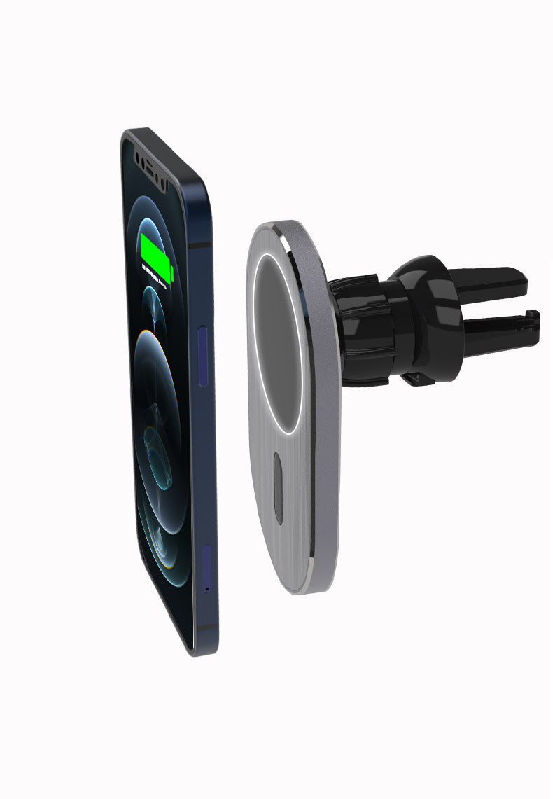Car Magnetic Wireless Charger - MagSafe-Compatible Fast Charging for iPhone