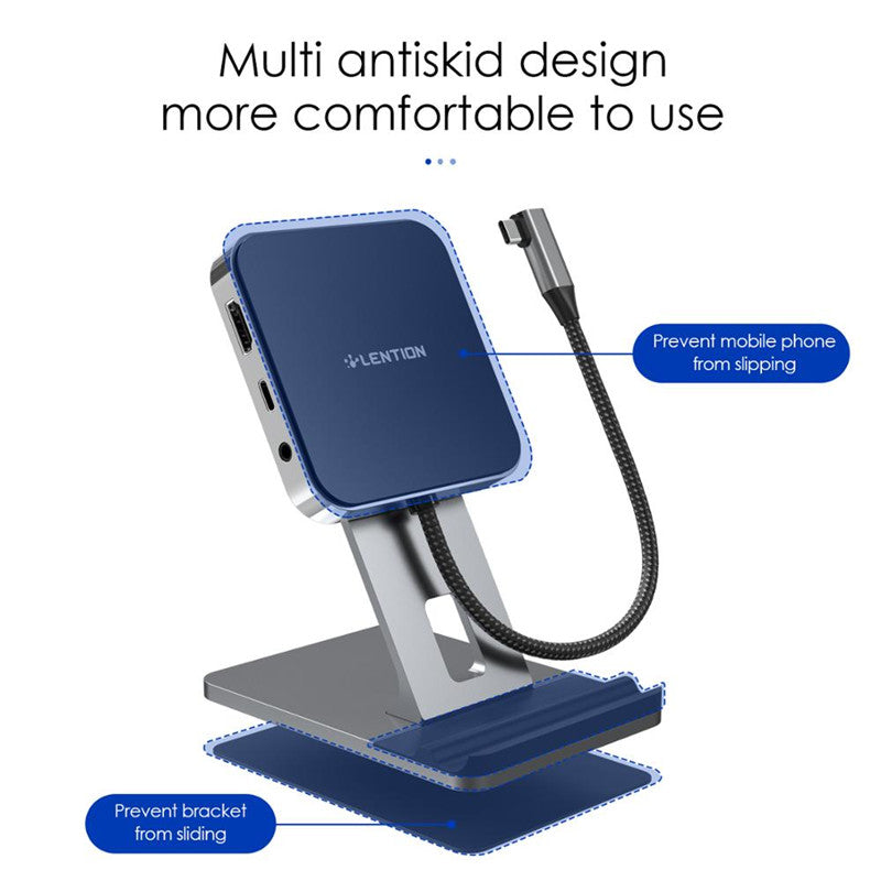 7-in-1 4K HDMI USB-C Hub with SD/Micro SD Card Reader