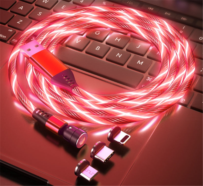 540° Rotatable Luminous Magnetic Charging Cable