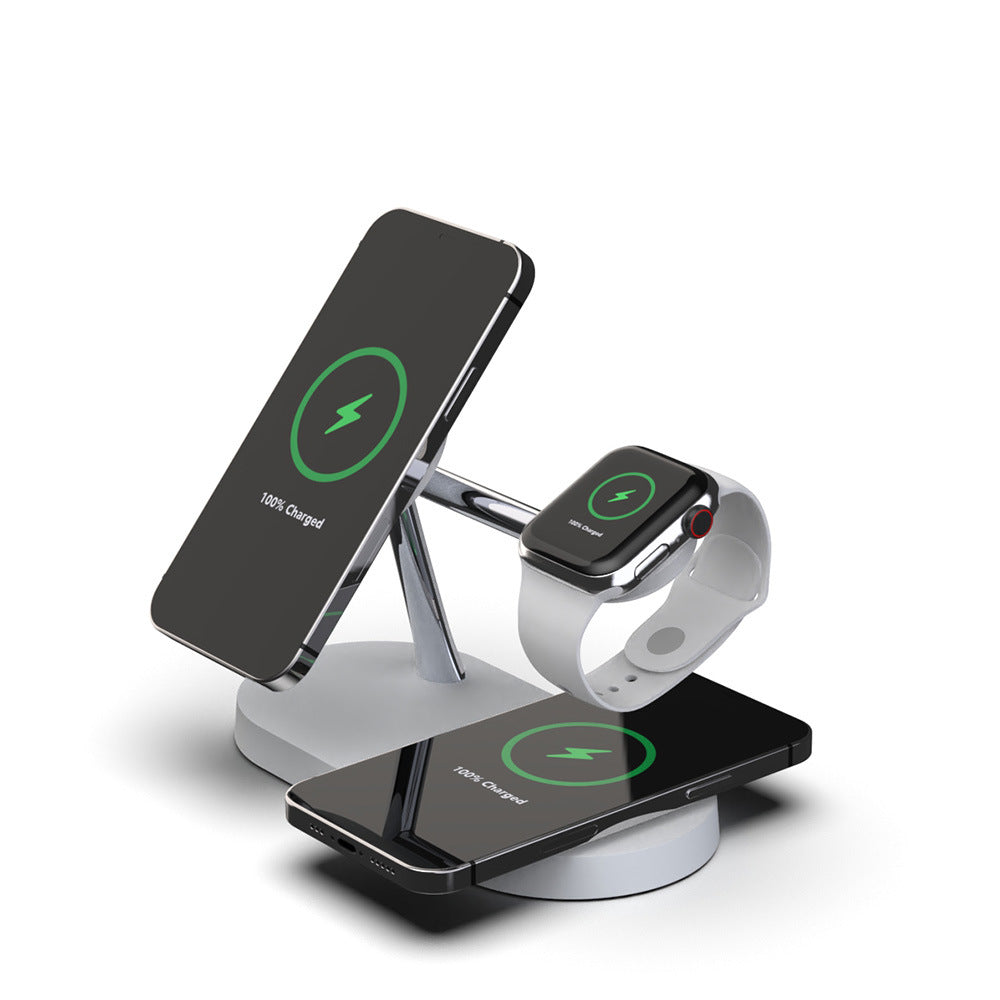 Multifunctional 5-in-1 Magnetic Wireless Charging Station