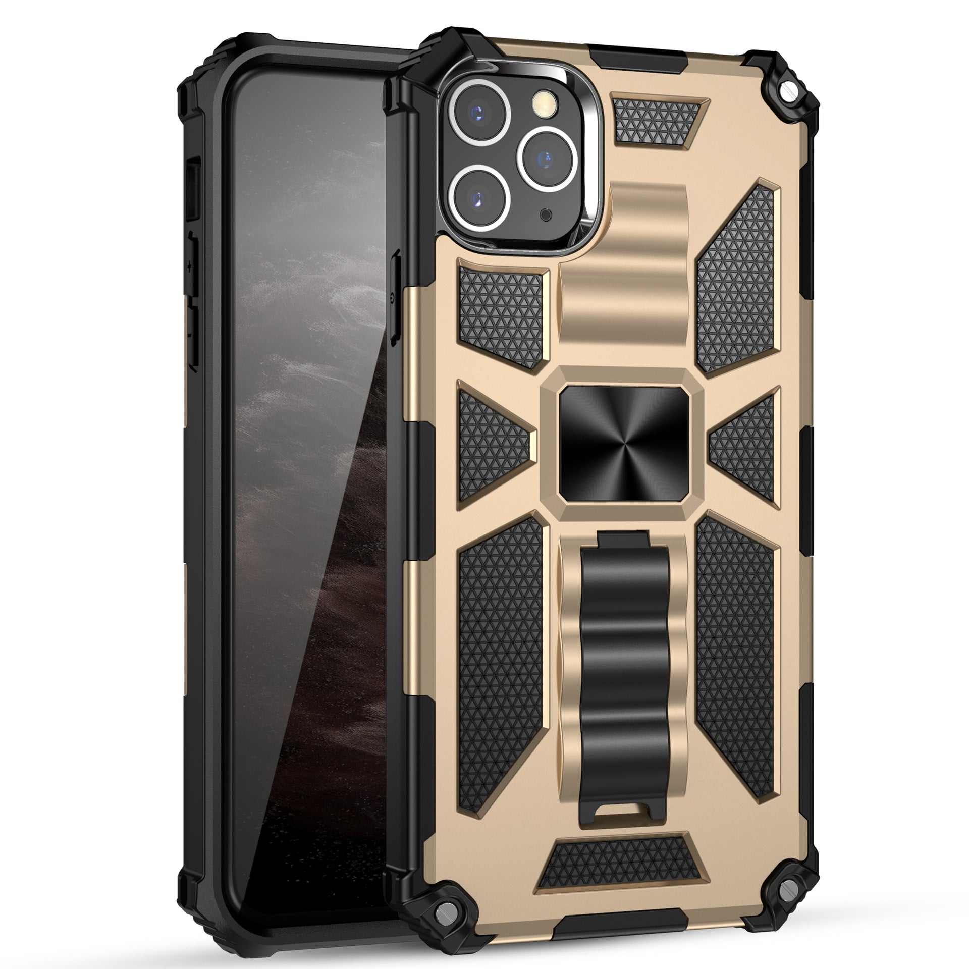 Military Anti-Drop TPU+PC Phone Case- Trendy Back Cover for Smartphones