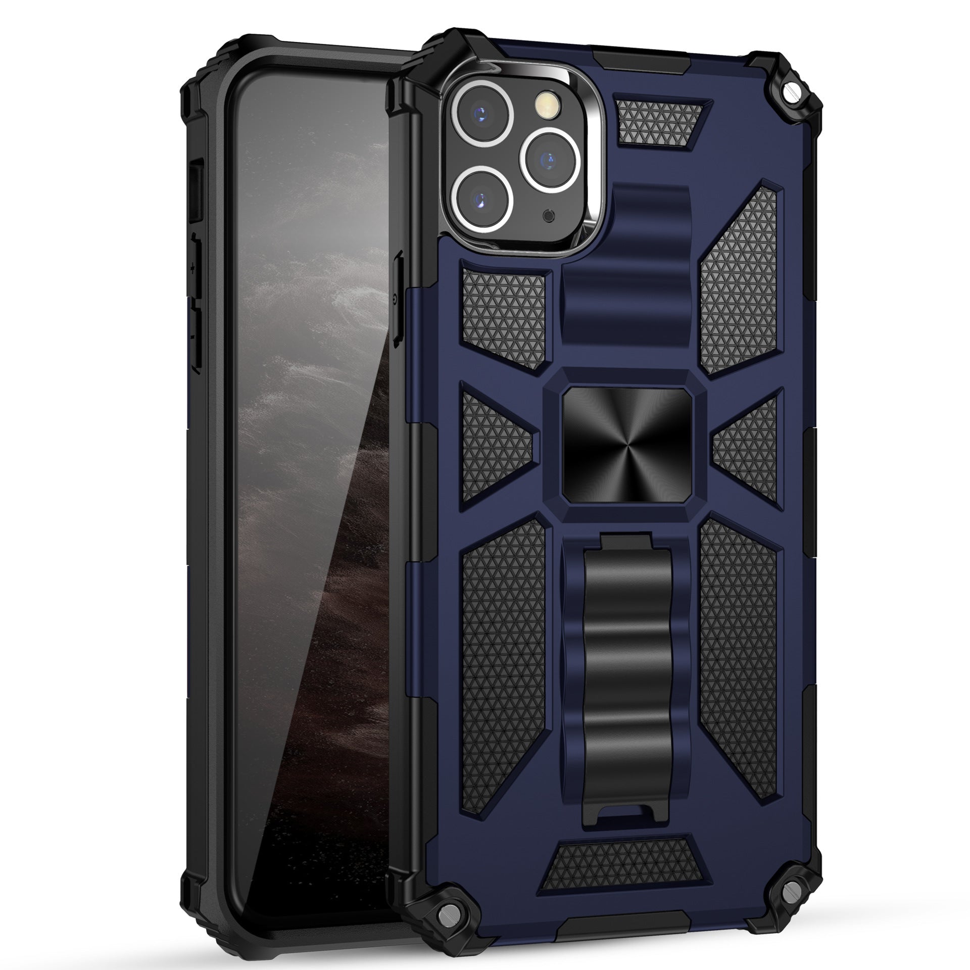 Military Anti-Drop TPU+PC Phone Case- Trendy Back Cover for Smartphones