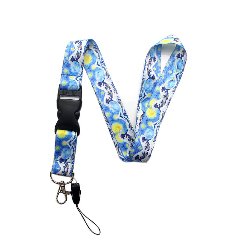 Starry Sky Mobile Phone Lanyard- Detachable Anti-Lost Neck Strap