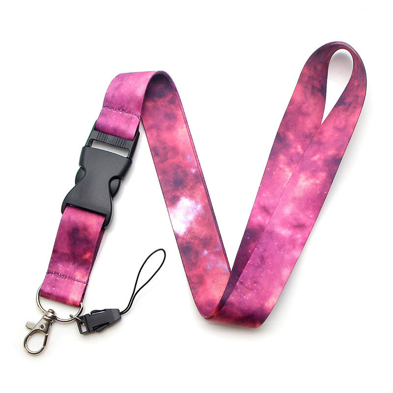 Starry Sky Mobile Phone Lanyard- Detachable Anti-Lost Neck Strap