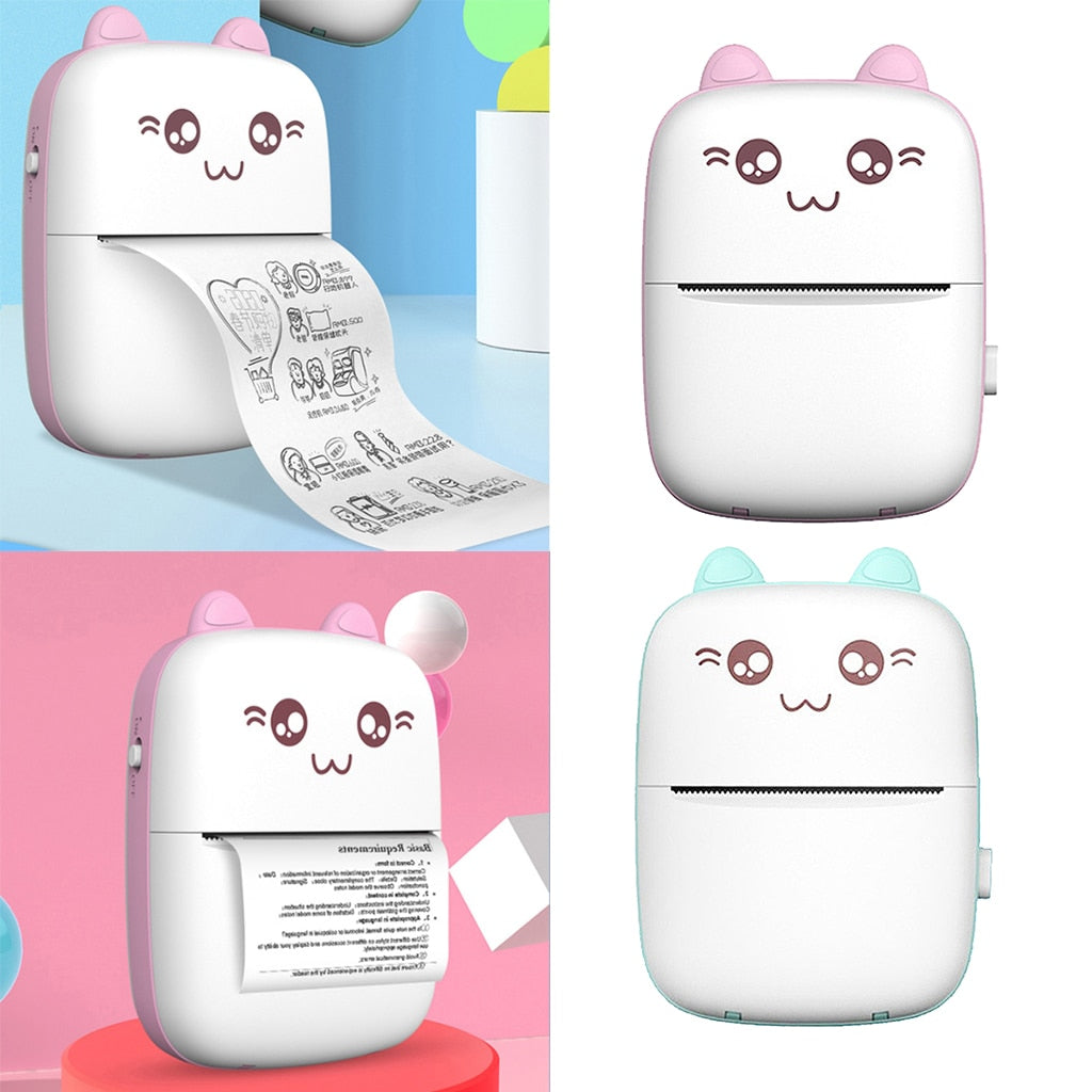 Mini Portable Bluetooth & WiFi Photo Printer- Pocket Note & Label Printer