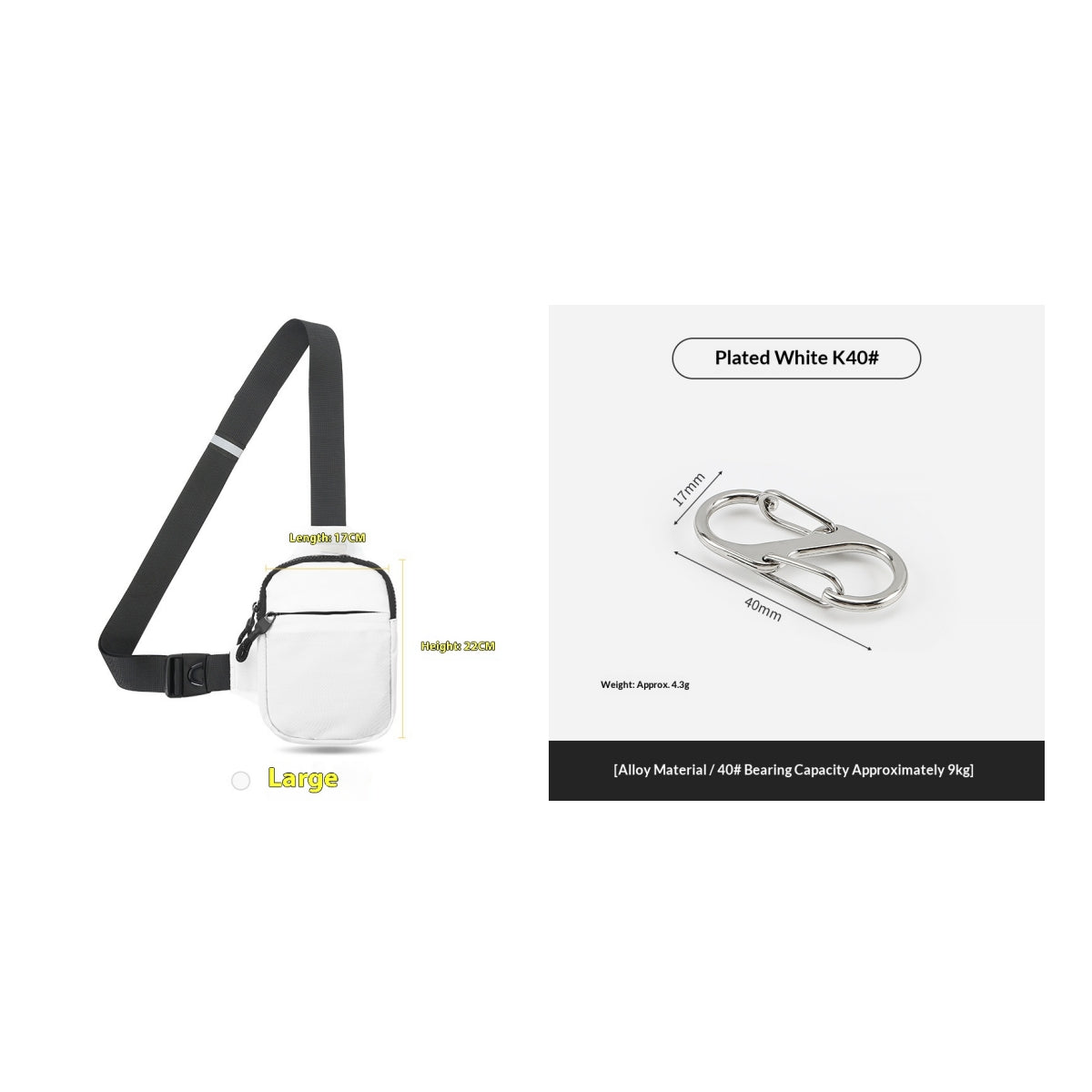 Mini Crossbody Phone Waist Bag- Waterproof Ultra-Light Shoulder Pouch