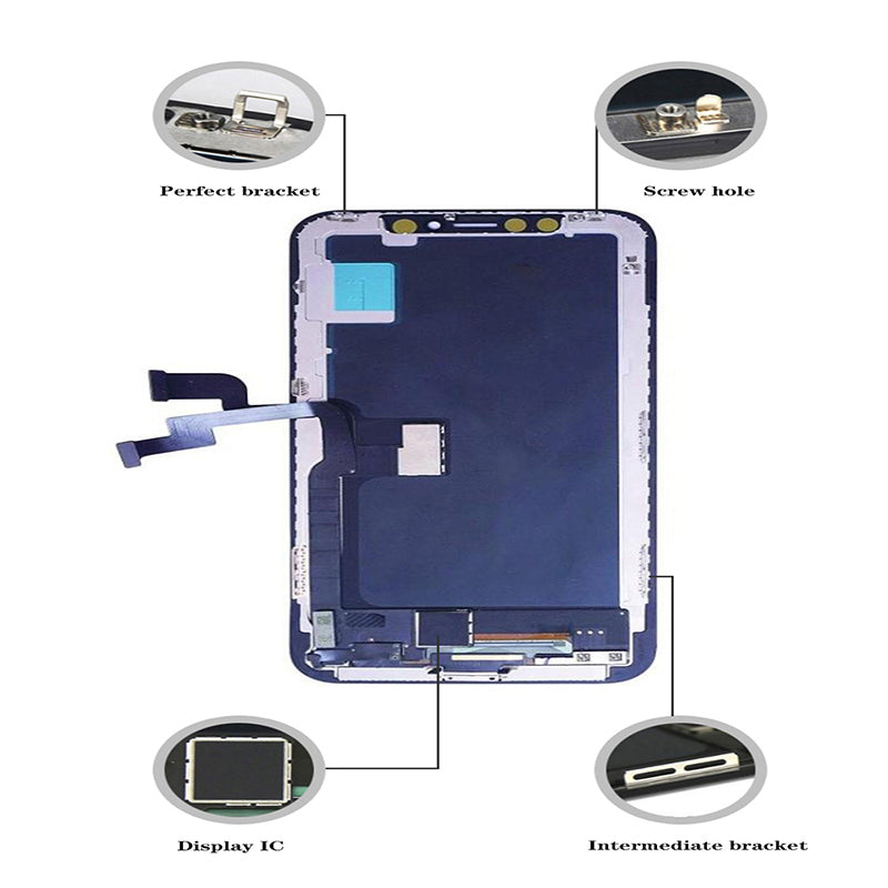 iPhone Replacement LCD Screen Assembly – Capacitive Touch Display Digitizer Repair Part for Apple iPhone Models