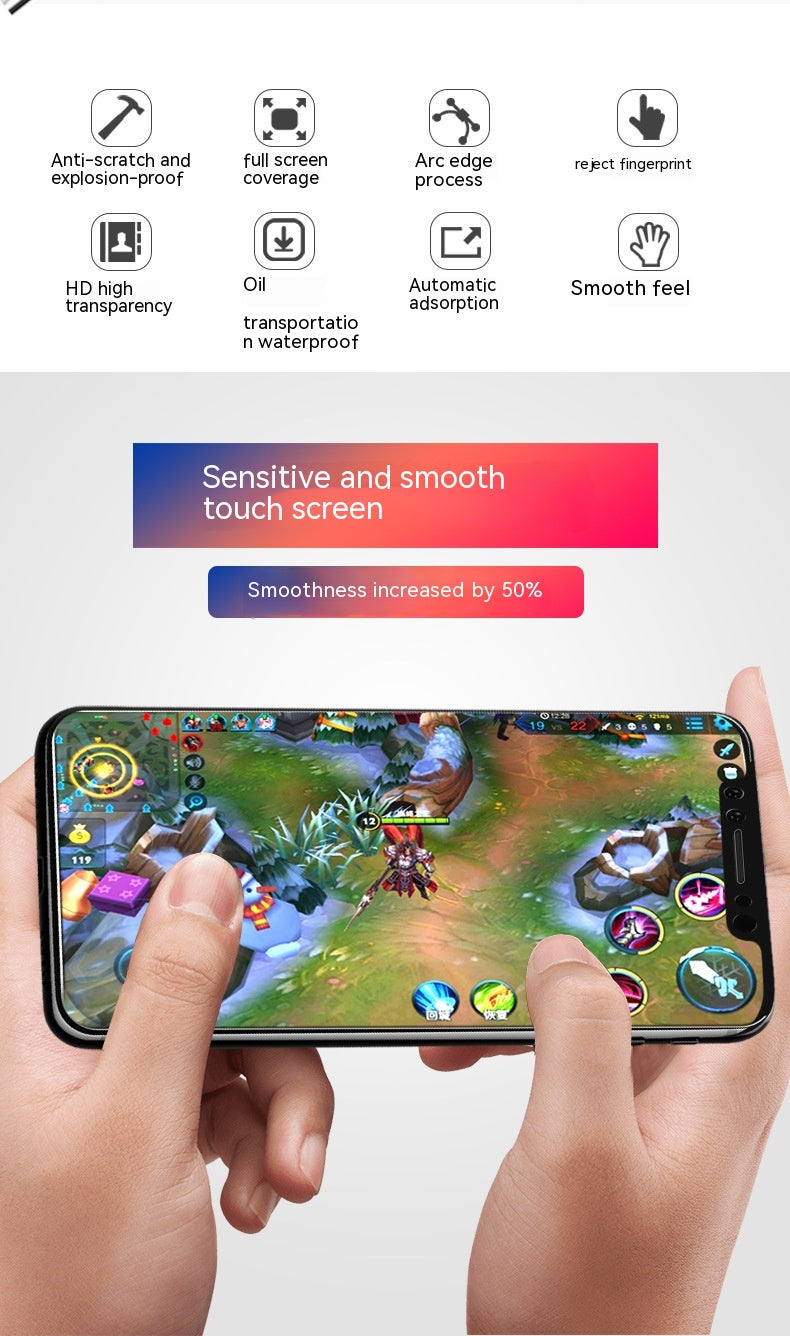 HD Tempered Glass Screen Protector for Samsung Mobile Phones