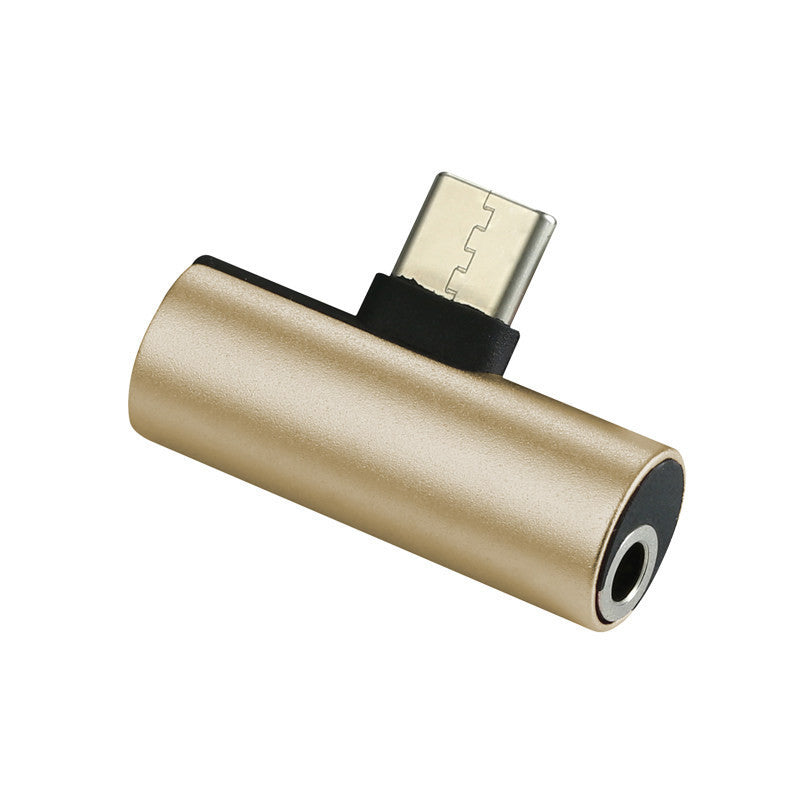 Headphone 3.5mm Round Hole Audio Converter- Type-C & 3.5mm Adapter