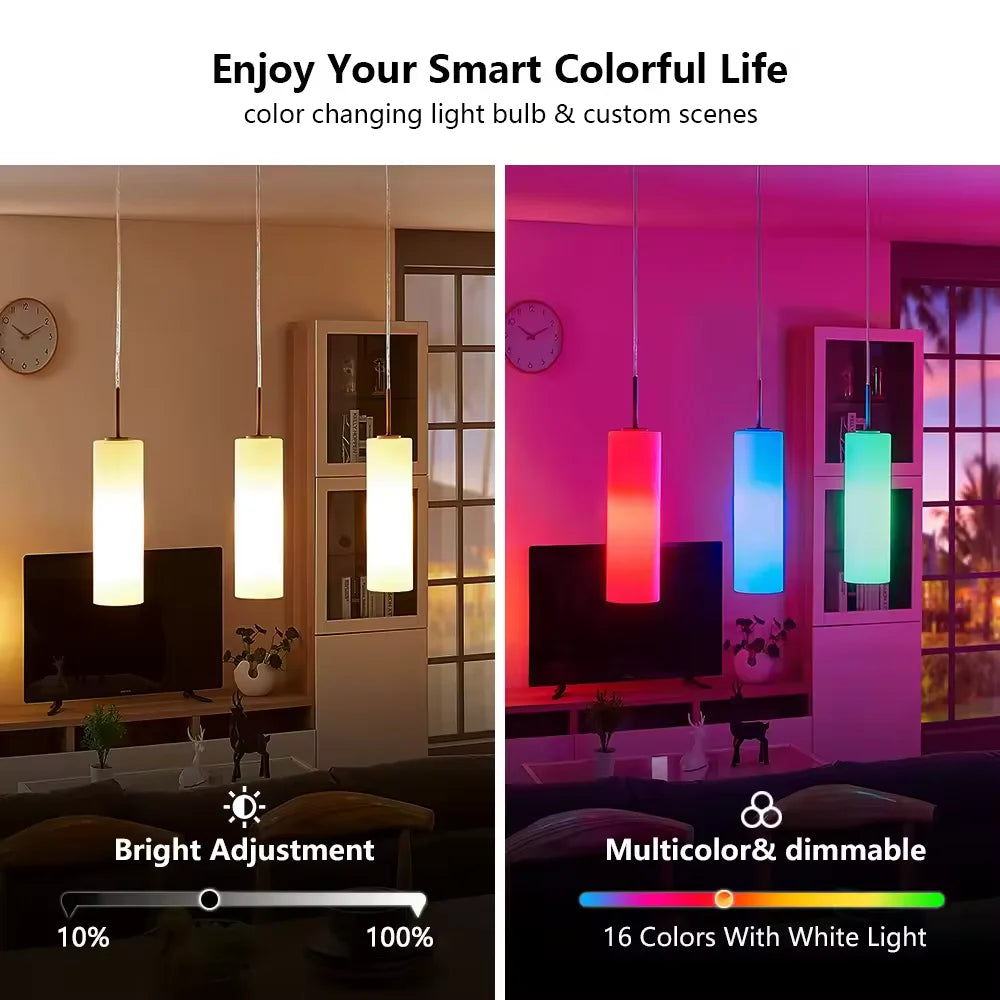 Color Infrared Remote Control Bulb