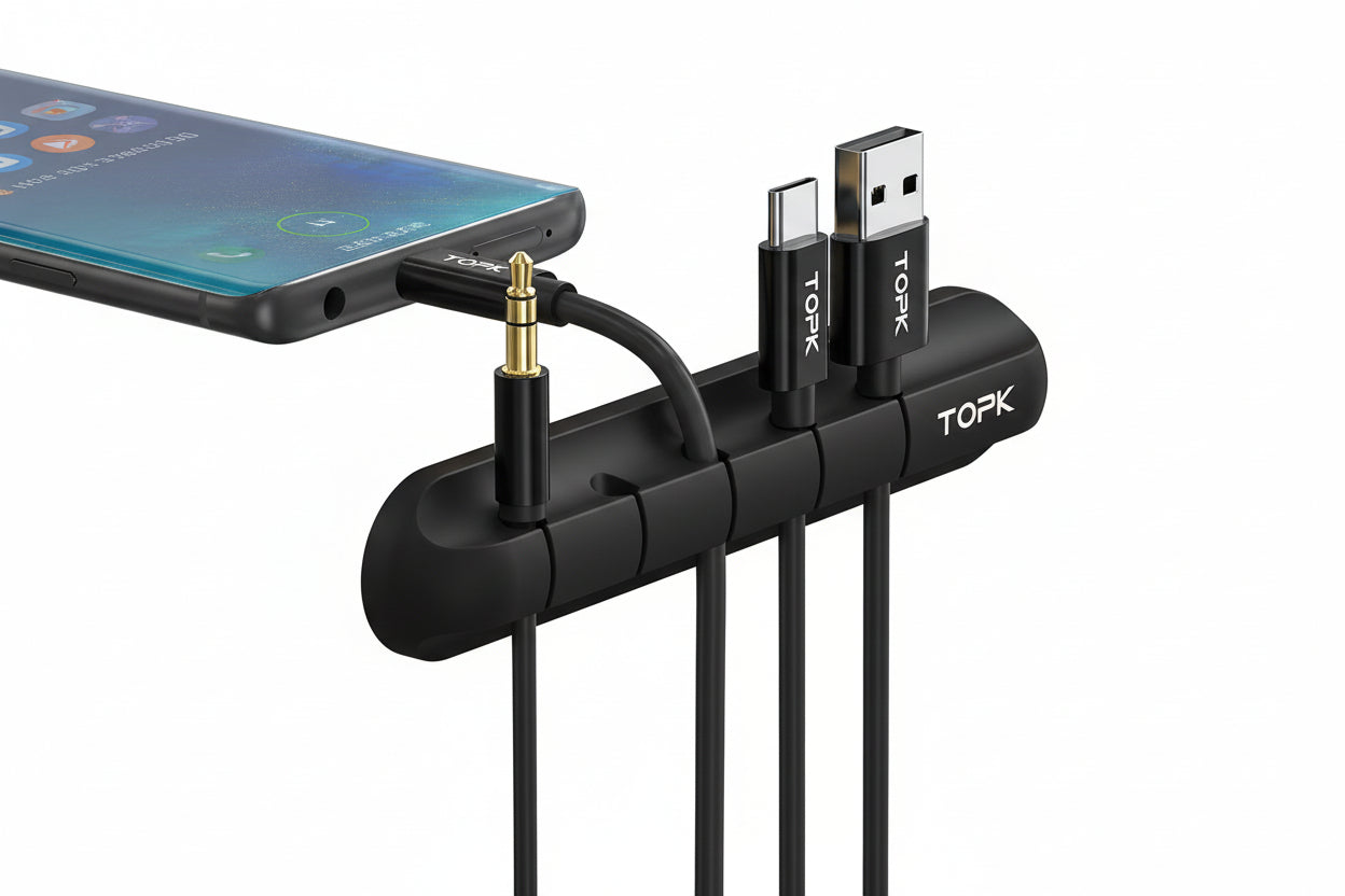 Silicone USB Cable Winder