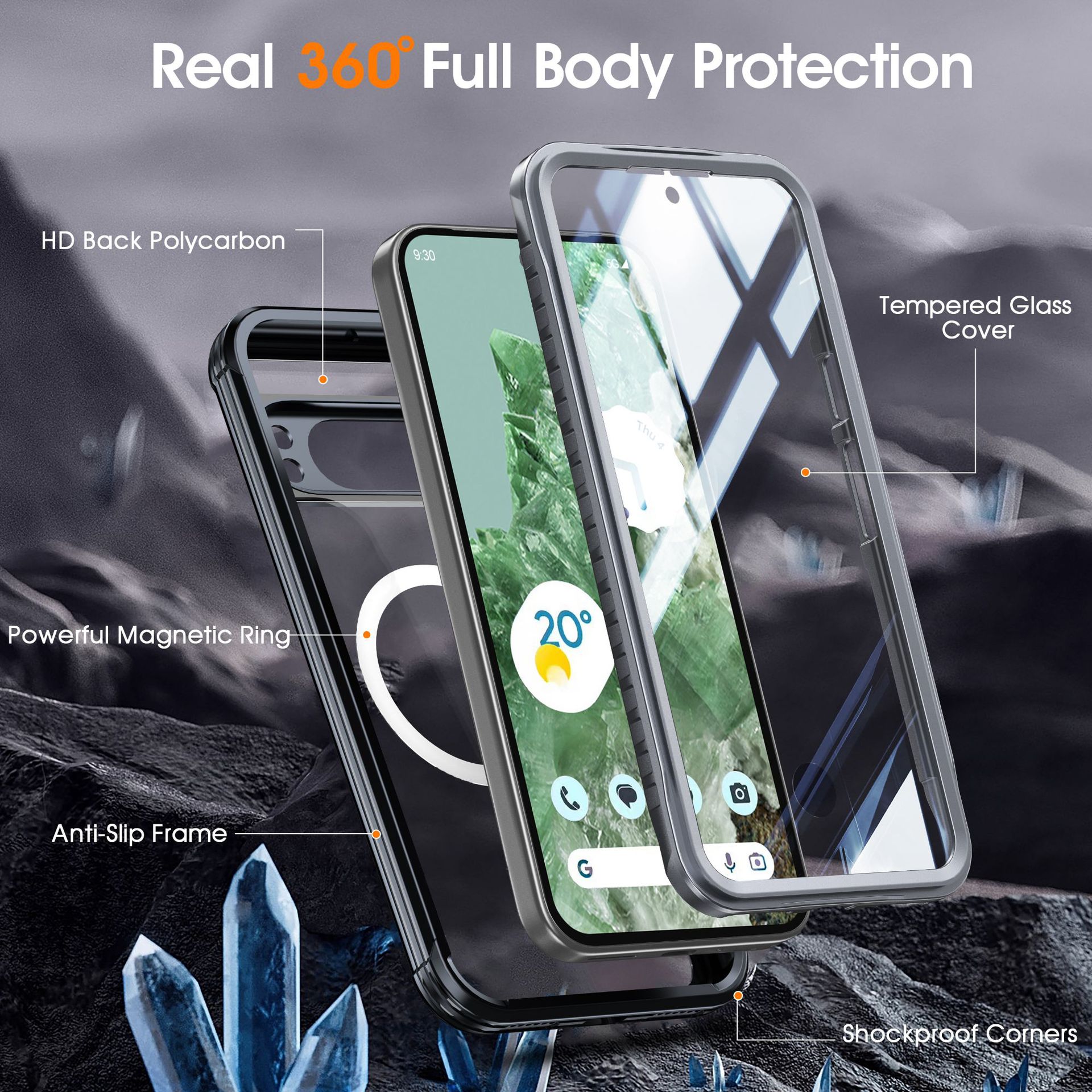 Magnetic Shockproof Phone Case for Google