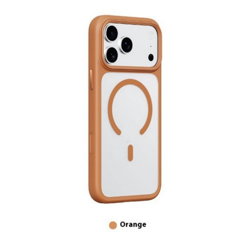 PC Magnetic Ice Mist Frosted Suction Phone Case