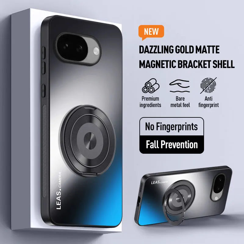 Matte Acrylic Swivel Stand Case – Google Pixel 10A, 10 Pro XL & 9 Series
