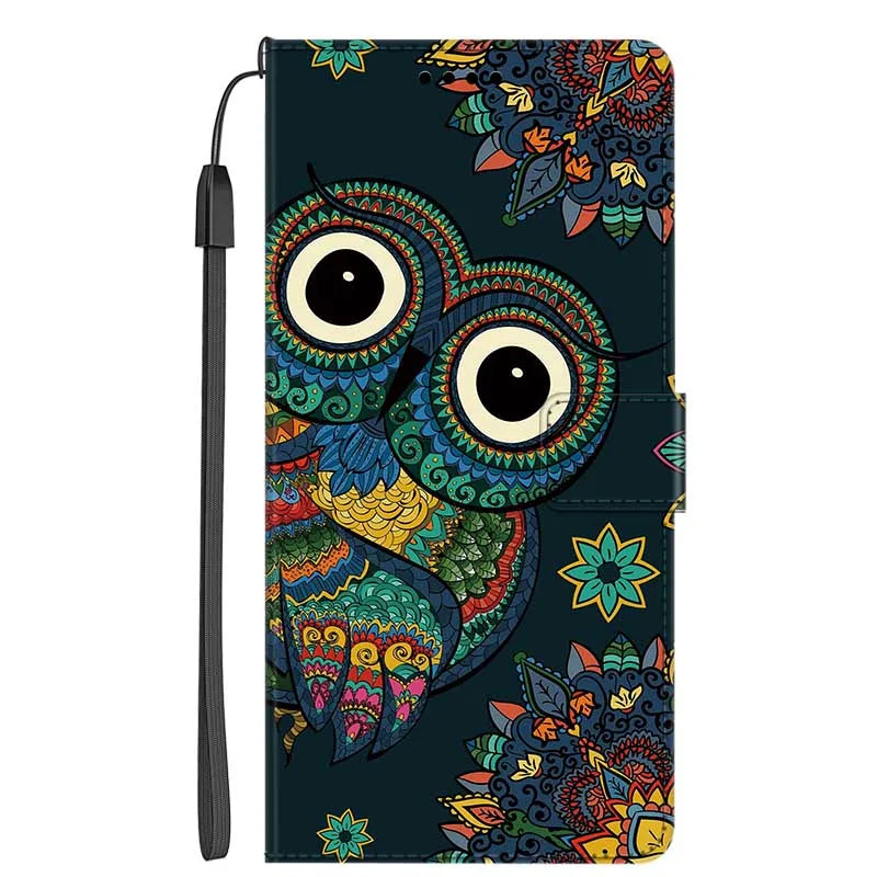 Marble Leather Wallet Flip Case- Google Pixel 7A & 7 Pro