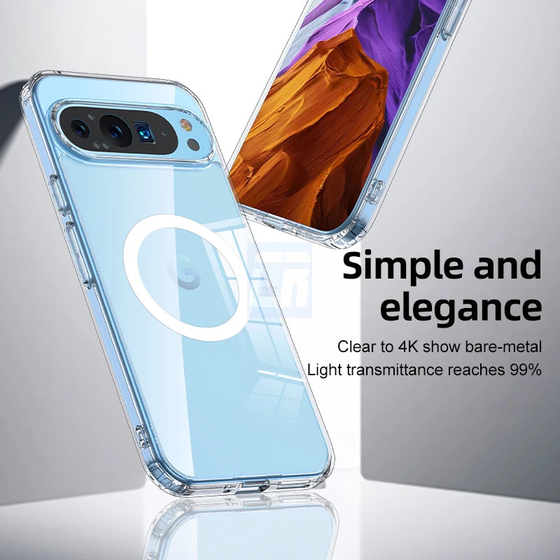 Magnetic Matte Clear Case – Google Pixel Pro & A Series