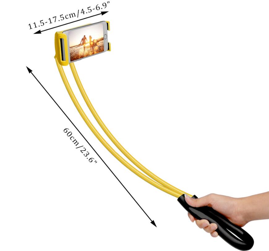 360° Rotatable Selfie Phone Holder- Universal Hands-Free Mobile Stand