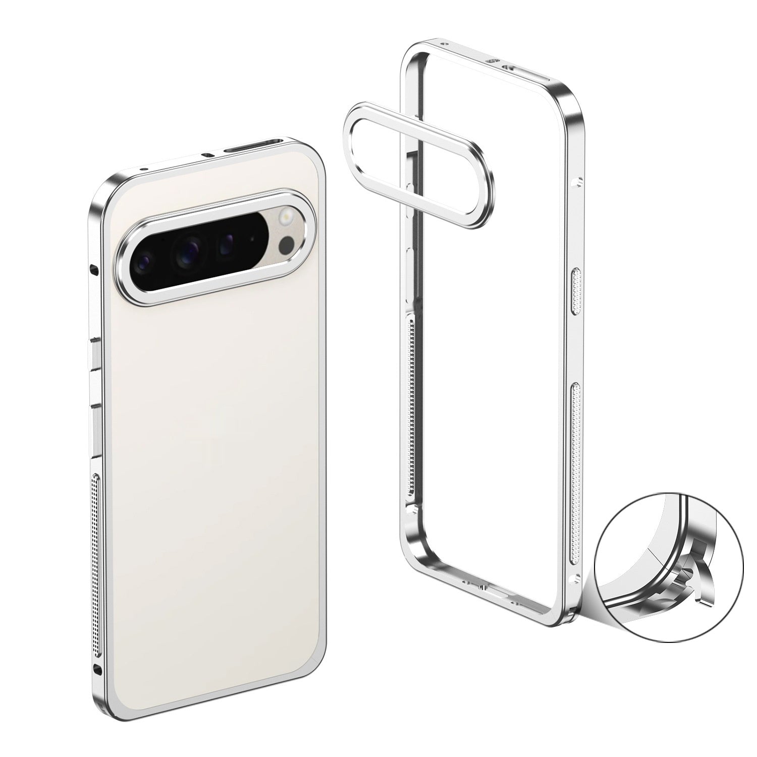 Aluminum Alloy Heat Dissipation Case for Google Pixel 9 / 9 Pro / XL