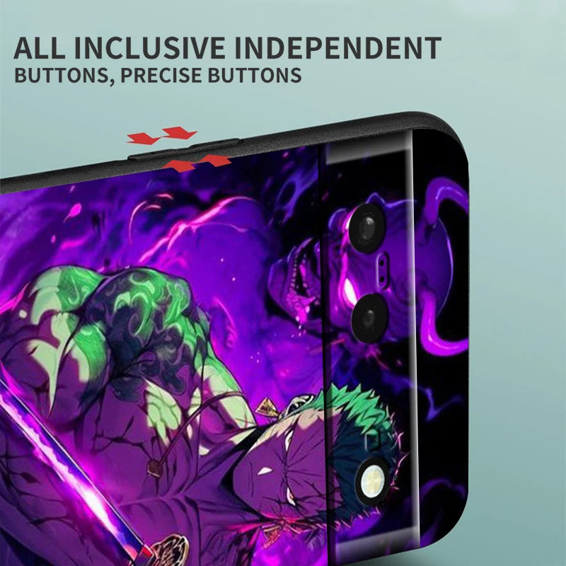 Zoro Anime Shockproof TPU Case – Google Pixel Series
