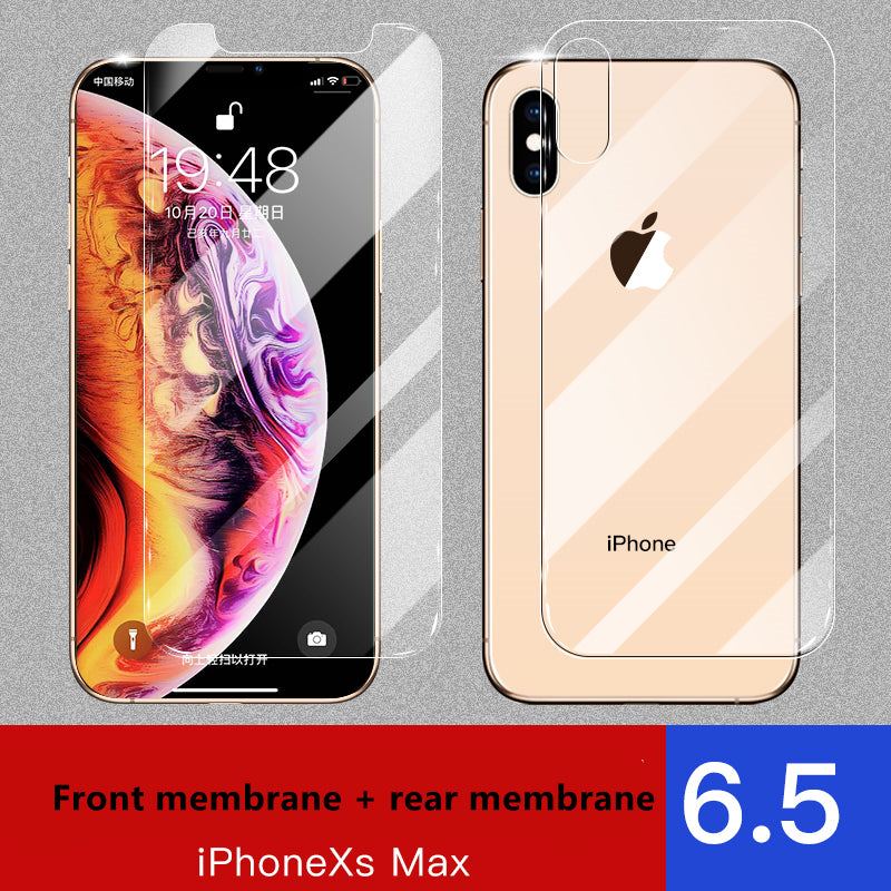 Apple iPhone Tempered Glass Screen Protector- Front & Rear Film