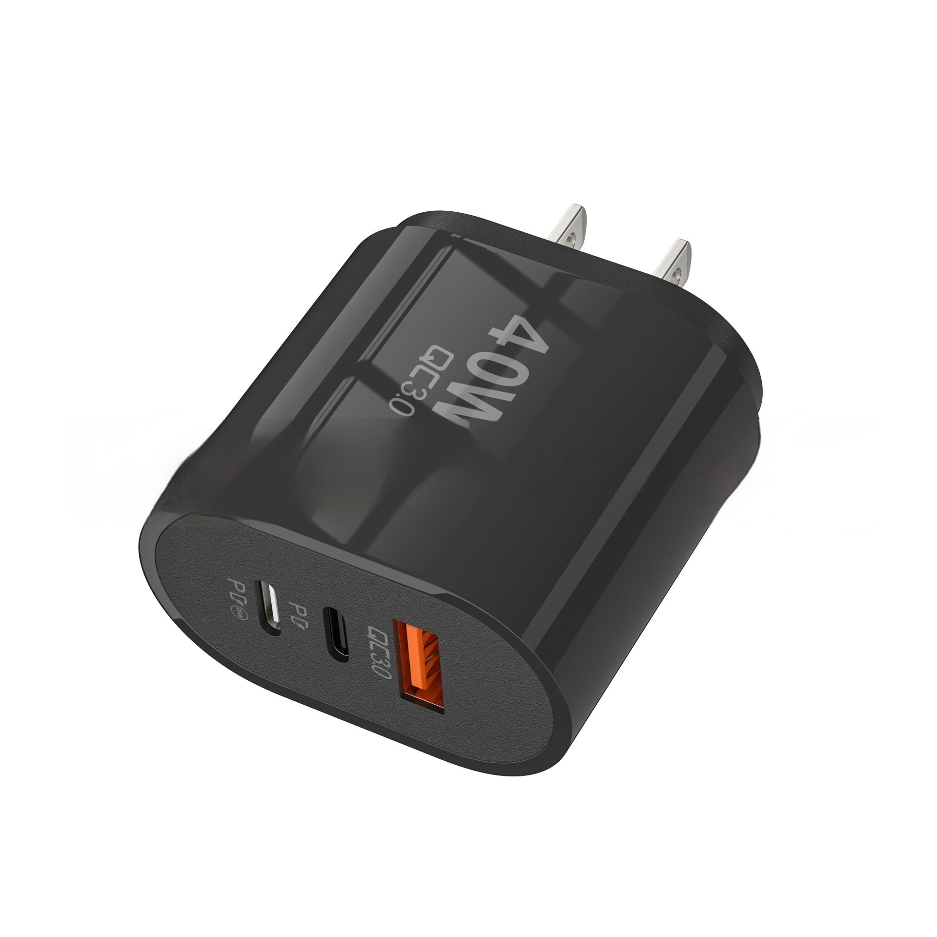 40W Multi-Port Travel Charger- Fast Charging for Android & Mobile Devices