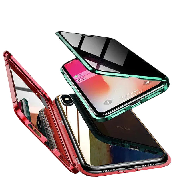 Magnetic Privacy Glass Phone Case