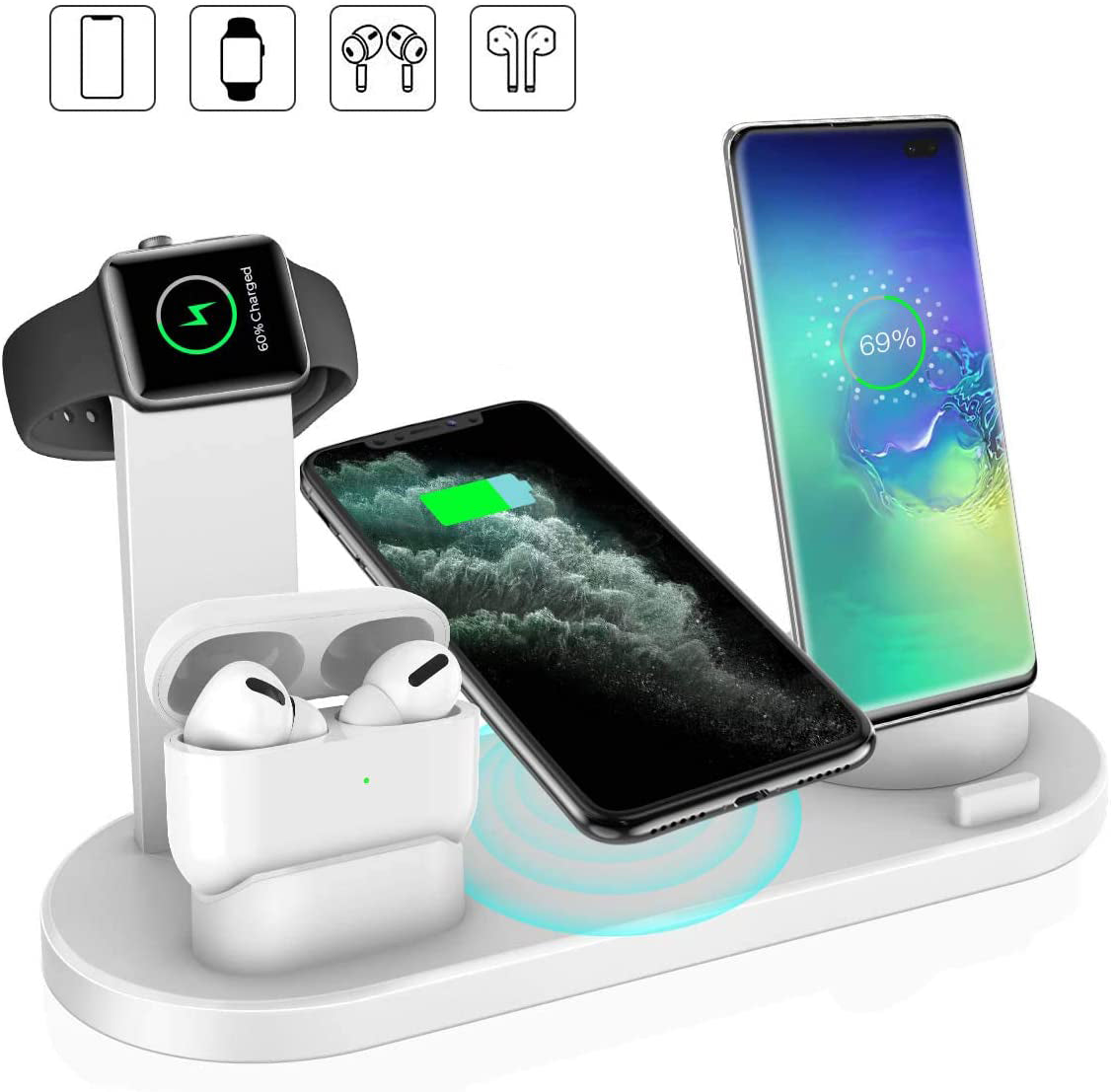 4-in-1 Wireless Charging Station