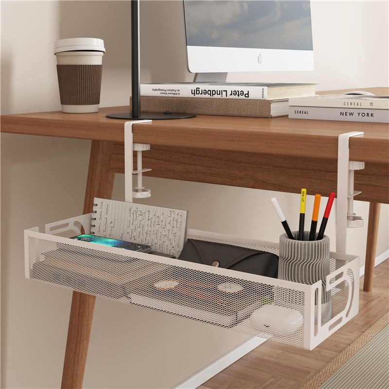 Under-Desk Power Strip Storage Rack