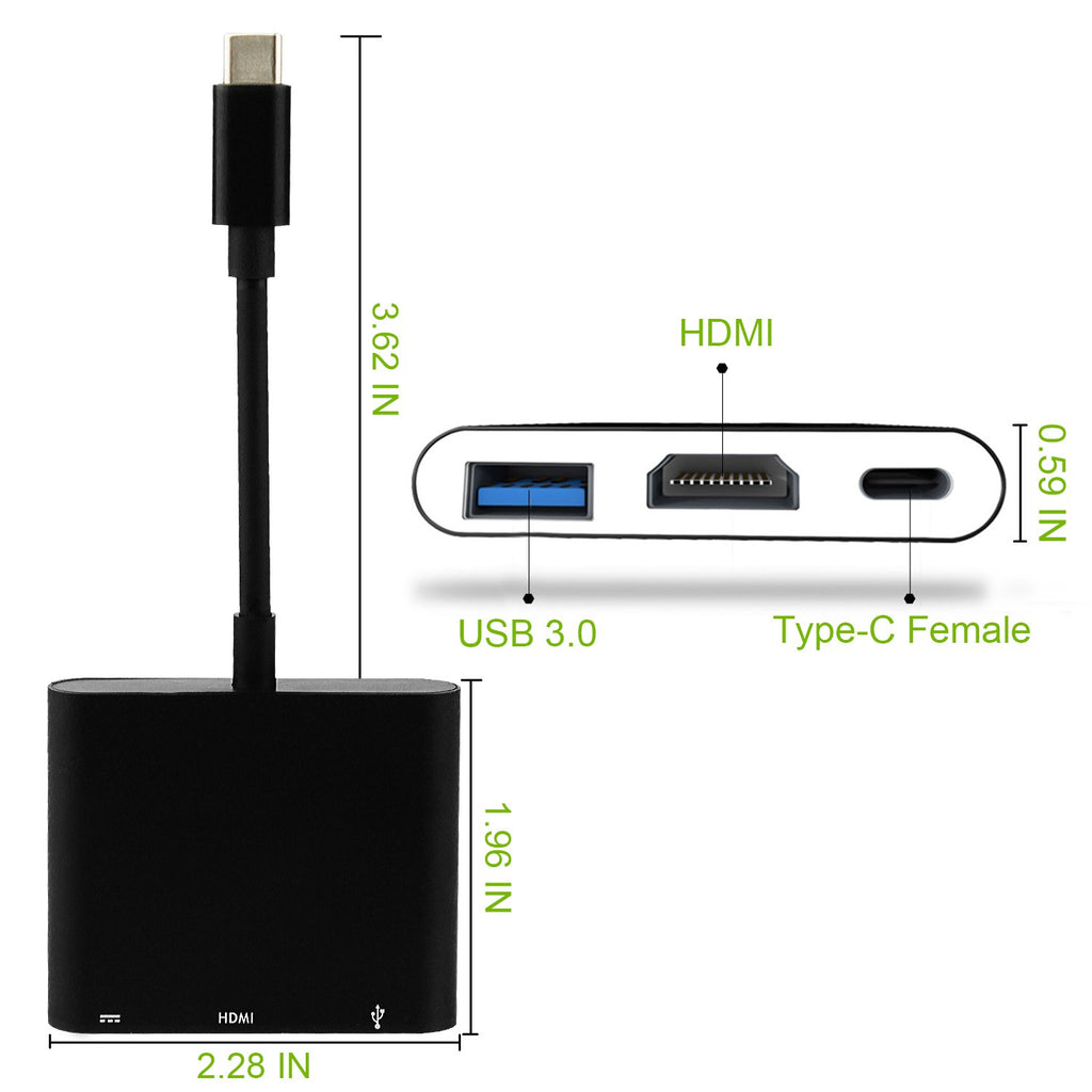 USB 3.1 Type-C to HDMI Adapter Cable