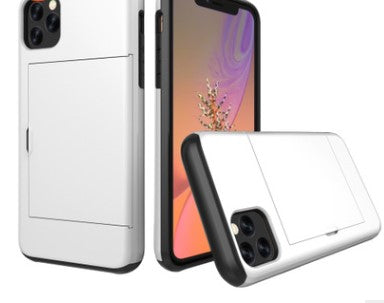 Dual-Layer Hybrid Armor Mobile Phone Card Case - TPU + PC Protection