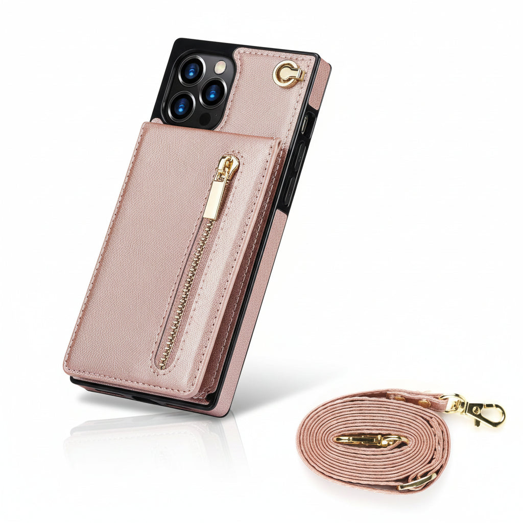 Zipper Crossbody Phone Case