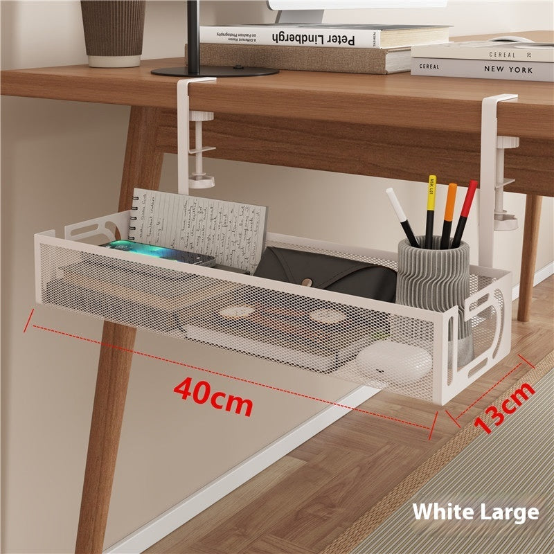Under-Desk Power Strip Storage Rack