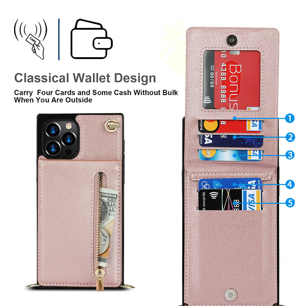 Zipper Crossbody Phone Case