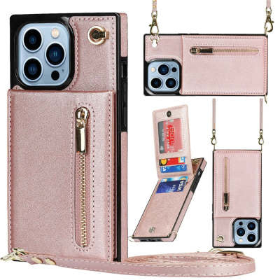 Zipper Crossbody Phone Case