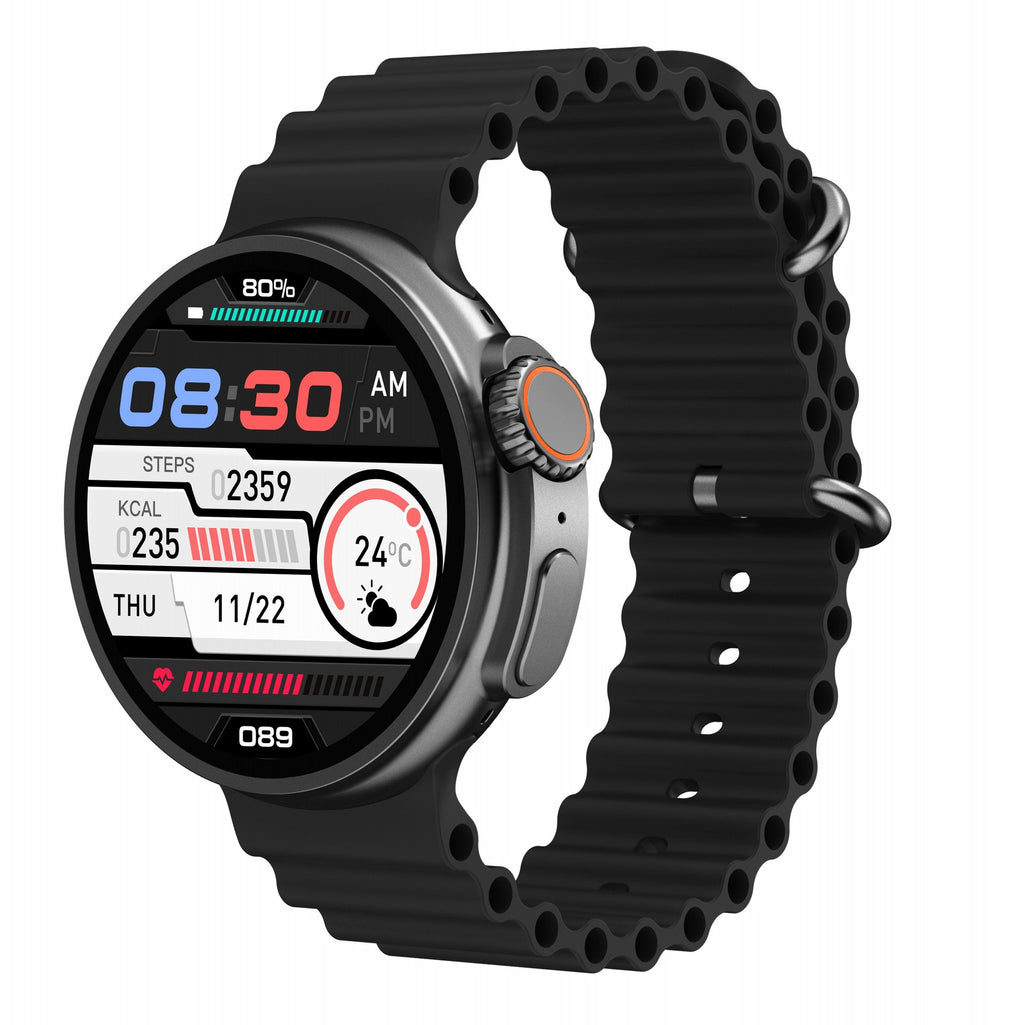 K9 Smart Watch 1.39" Round Screen – Wireless Charging, NFC, Alipay, Health & Fitness Tracker