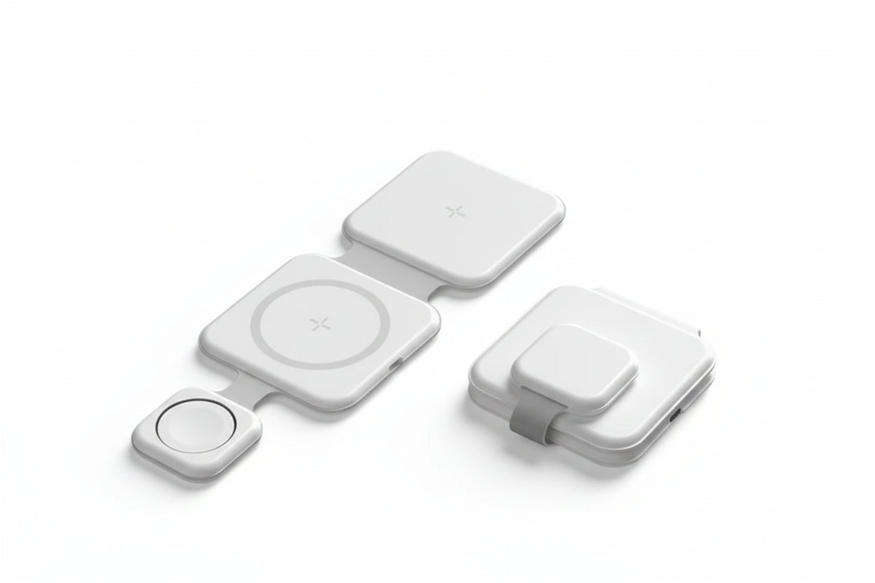 3-in-1 Magnetic Foldable Wireless Charger