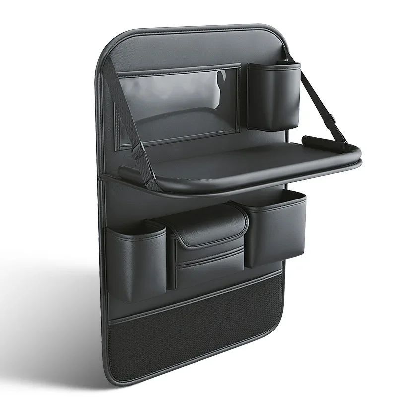 Car Back Seat Organizer with Foldable Tray Table