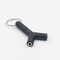 3.5mm Y-Splitter Headphone Adapter- Connect Two Earphones or Speakers