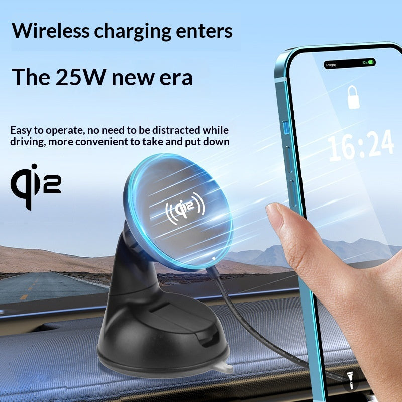 25W Magnetic Wireless Car Charger Mount