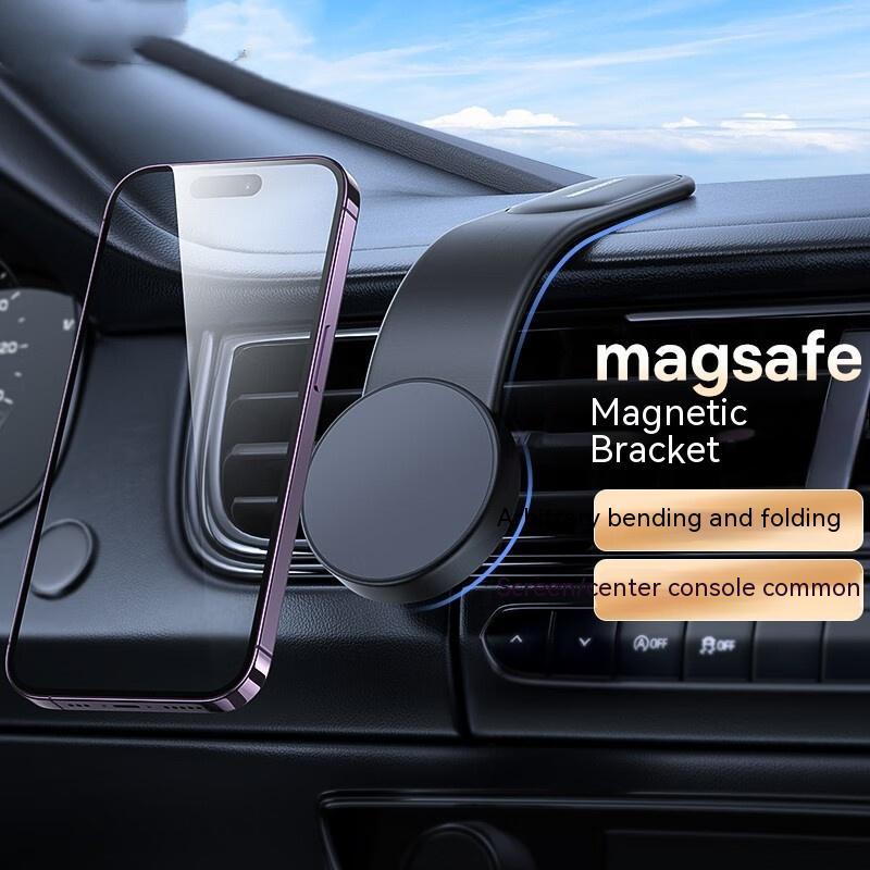Magnetic Bendable Car Phone Holder & Wireless Charger