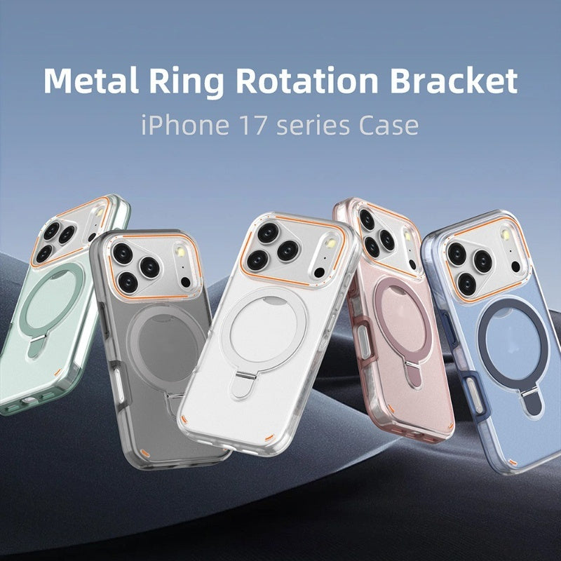Magnetic Transparent iPhone Case with Stand
