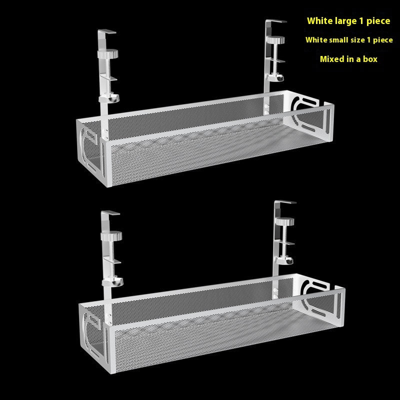Under-Desk Power Strip Storage Rack