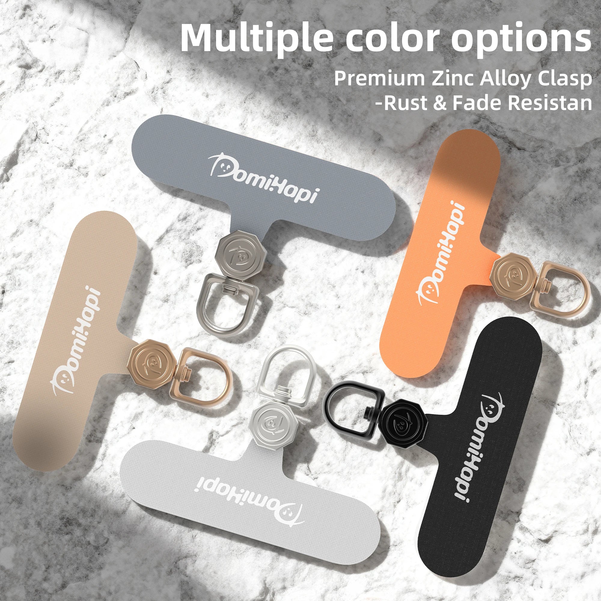 360° Rotatable Metal Phone Tether Tab